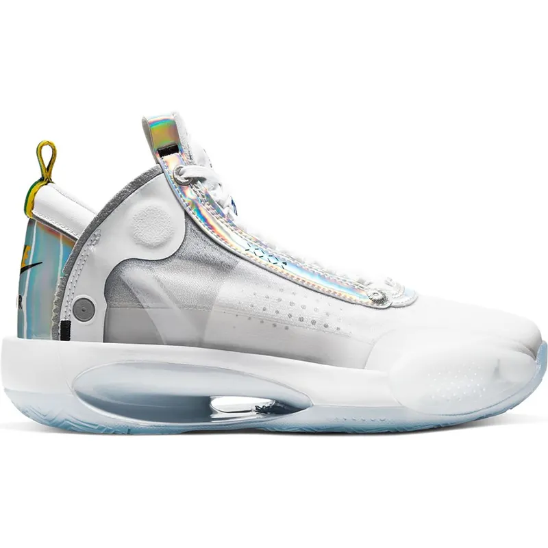 Jordan XXXIV White Metallic Silver (GS) (BQ3384-101)