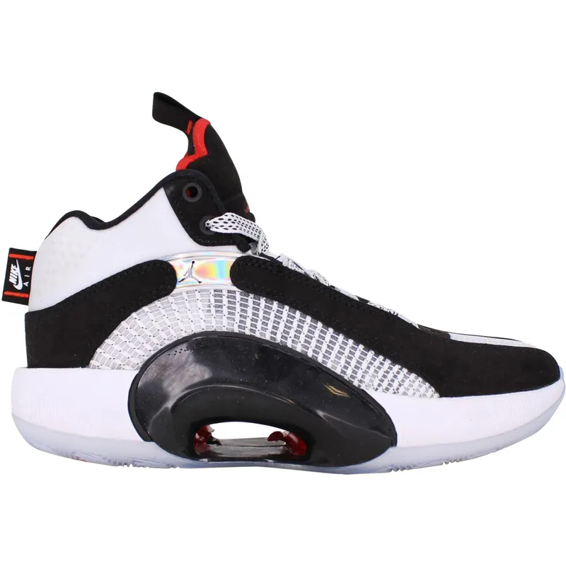 Jordan XXXV Black White Chile Red (GS) (CQ9433-001)