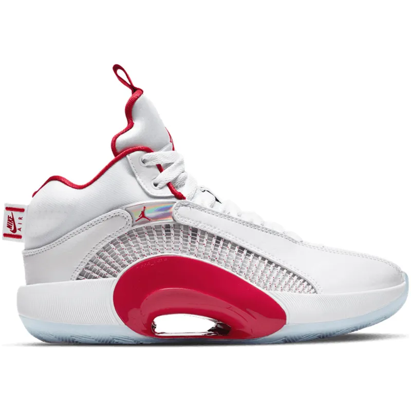 Jordan XXXV White Fire Red (GS) (CQ9433-100)