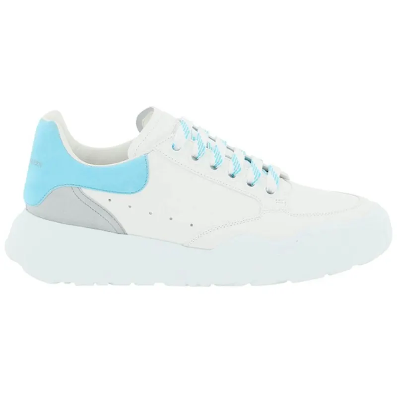 Alexander McQueen Court Blue Suede (W) (709033WIA9D)