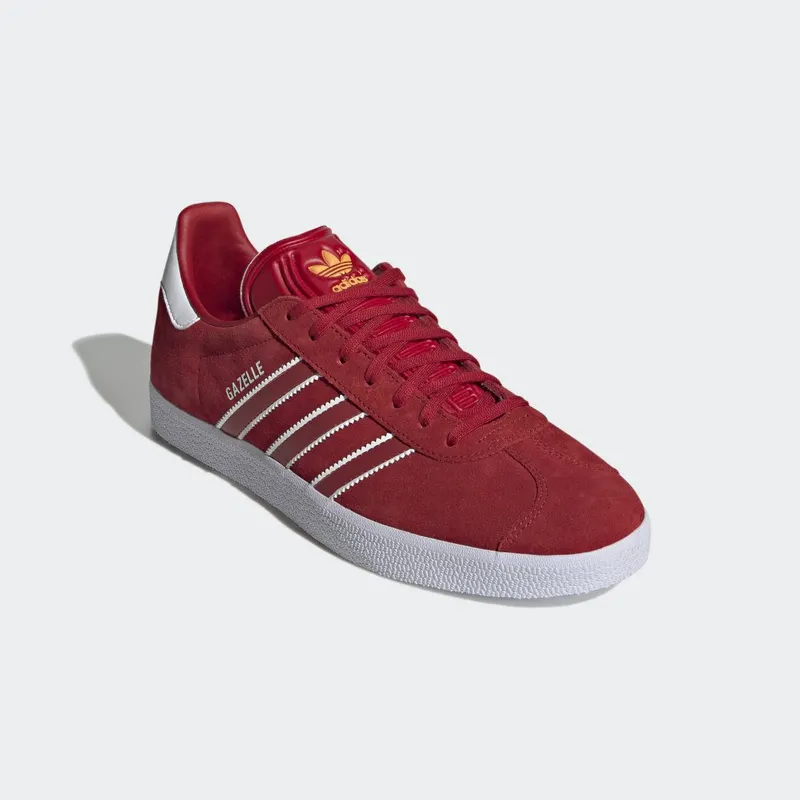 adidas Gazelle Cloud White / Team Power Red / Team Colleg Gold (GX9880)