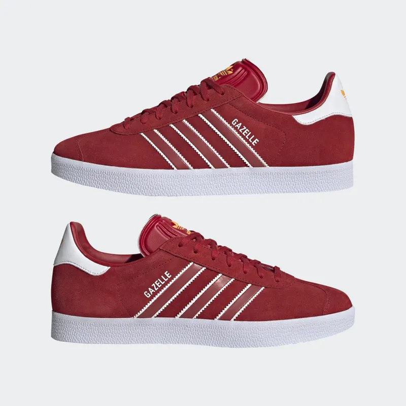 adidas Gazelle Cloud White / Team Power Red / Team Colleg Gold (GX9880)