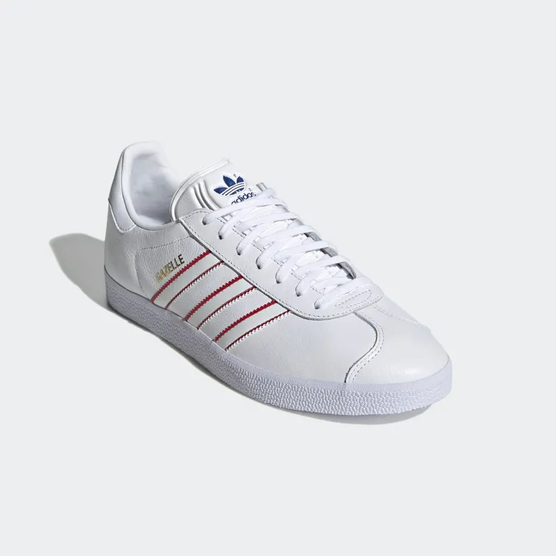 adidas Gazelle Cloud White / Team Power Red / Royal Blue (GX9882)