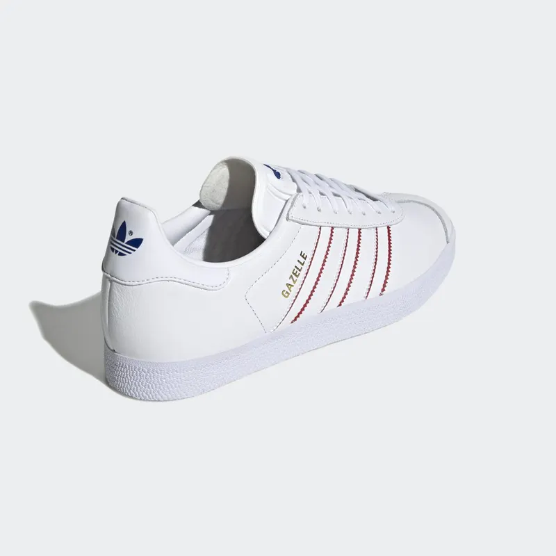 adidas Gazelle Cloud White / Team Power Red / Royal Blue (GX9882)