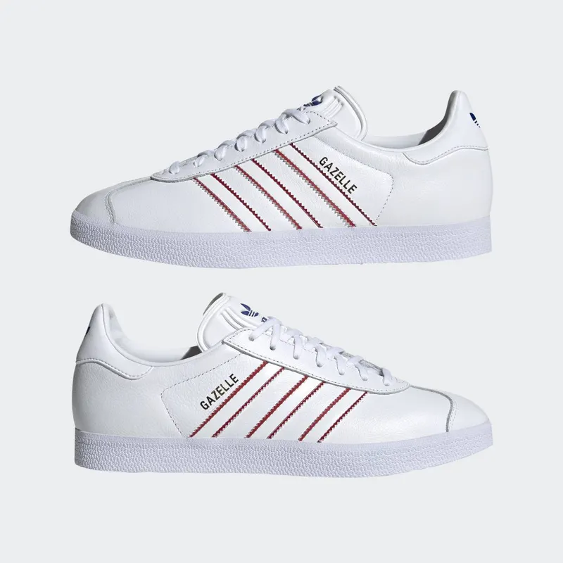 adidas Gazelle Cloud White / Team Power Red / Royal Blue (GX9882)