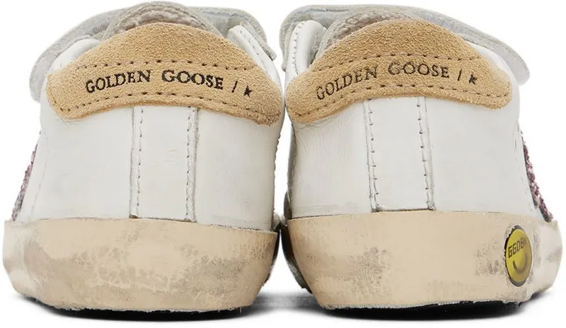 Golden Goose Baby Off-White Old School Sneakers (GJF00111.F002645.10933)