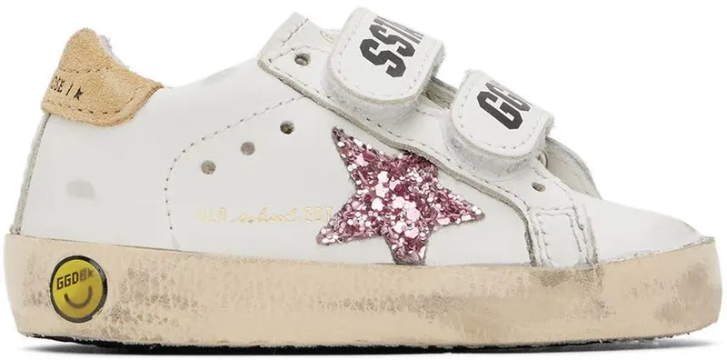 Golden Goose Baby Off-White Old School Sneakers (GJF00111.F002645.10933)