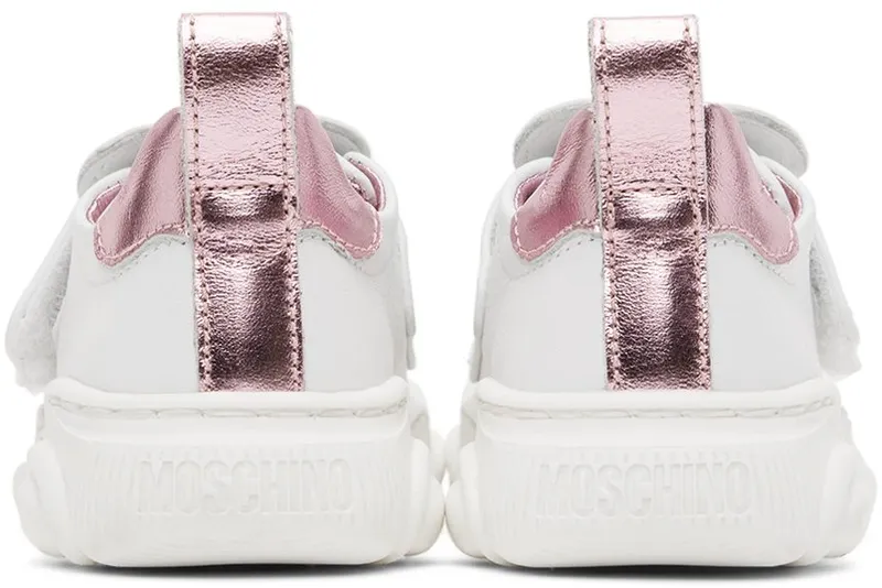 Moschino Baby White Bubble Sole Sneakers (71720)