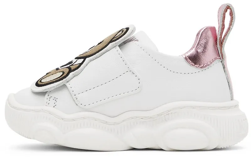 Moschino Baby White Bubble Sole Sneakers (71720)