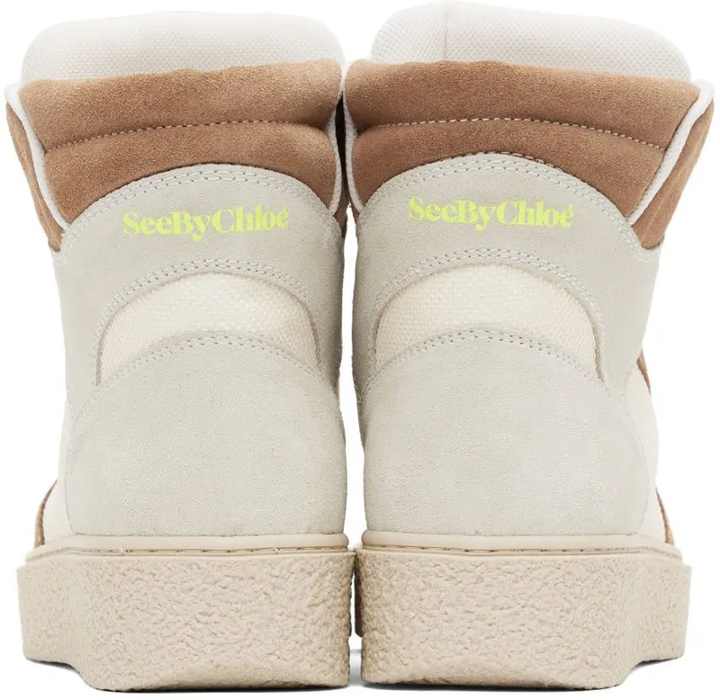 See by Chloé Beige & Tan Hella Sneakers (SB39121A 16172)
