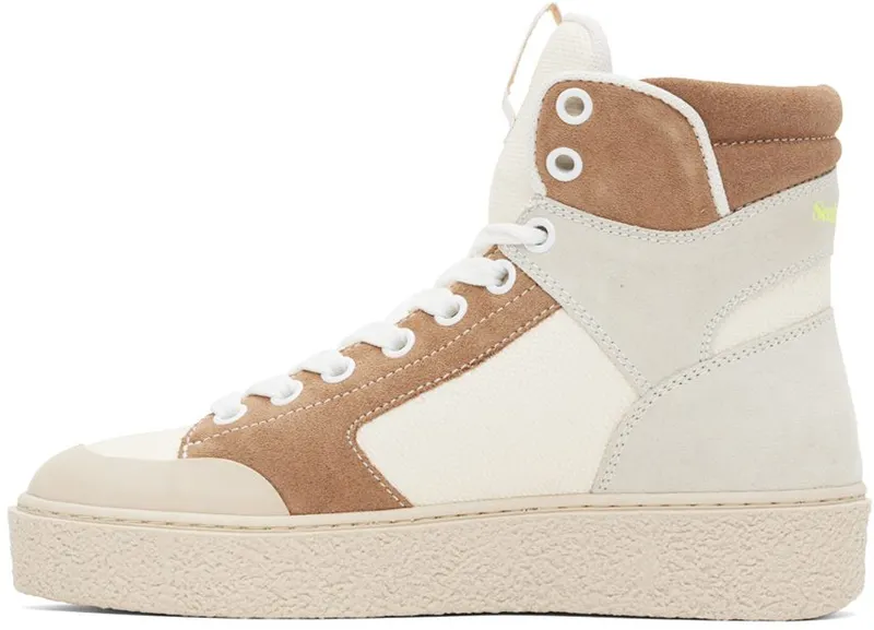 See by Chloé Beige & Tan Hella Sneakers (SB39121A 16172)