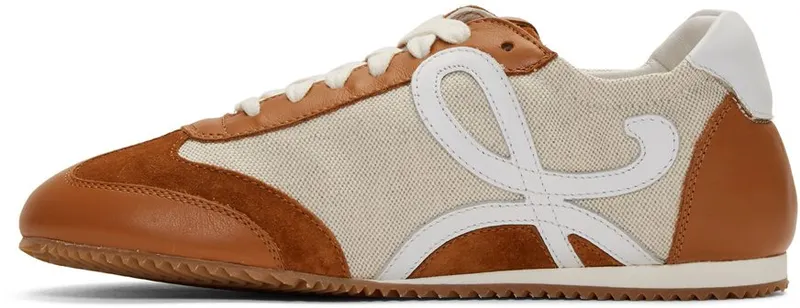 Loewe Beige Ballet Runner Sneakers (453.10.124)