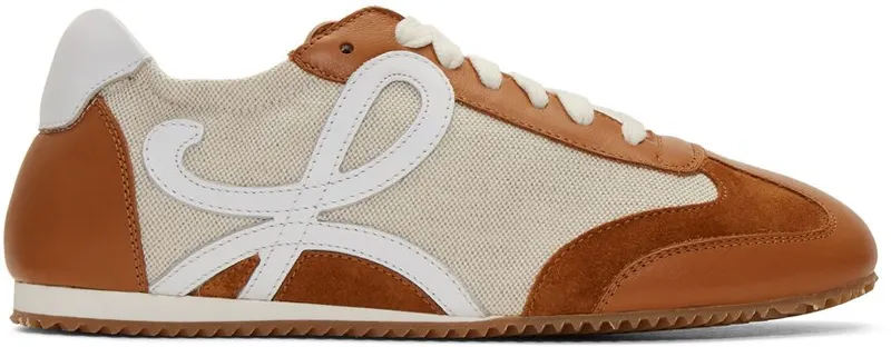 Loewe Beige Ballet Runner Sneakers (453.10.124)