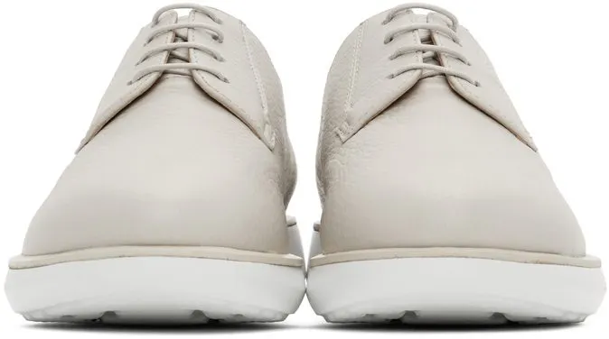 Giorgio Armani Beige Deerskin Sneakers (X2C664 XF224)