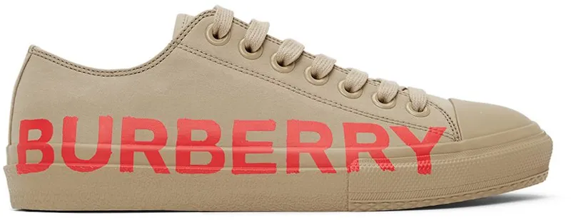 Burberry Beige Larkhall M Logo Sneakers (8037648)