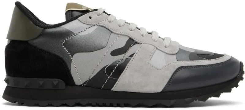 Valentino Garavani Blue & Gray Rockrunner Sneakers (1Y2S0723XVU)