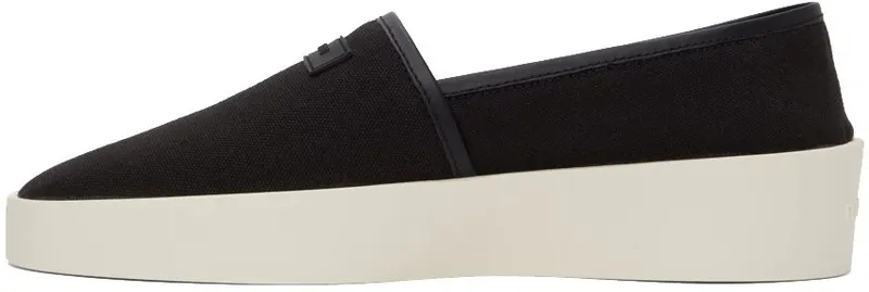Fear of God Black Canvas Espadrille Sneakers (FG80-013CNV)