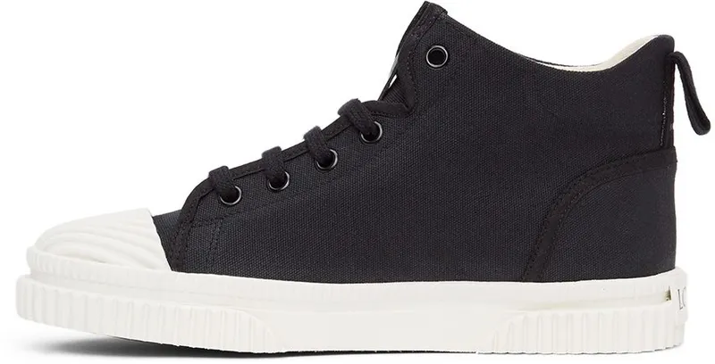 Loewe Black Canvas High-Top Sneakers (L815282X21)