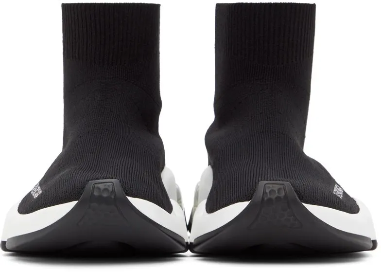 Balenciaga Black Clear Sole Speed Sneakers (607543 W2DB6)