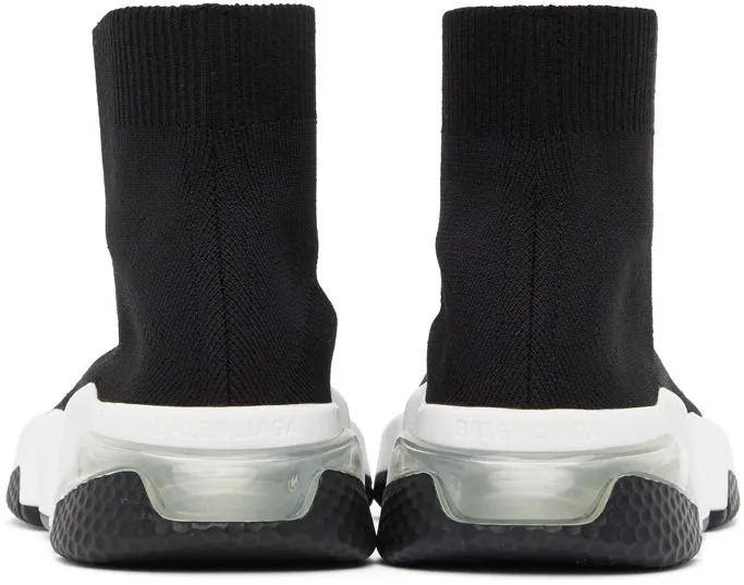 Balenciaga Black Clear Sole Speed Sneakers (607543 W2DB6)