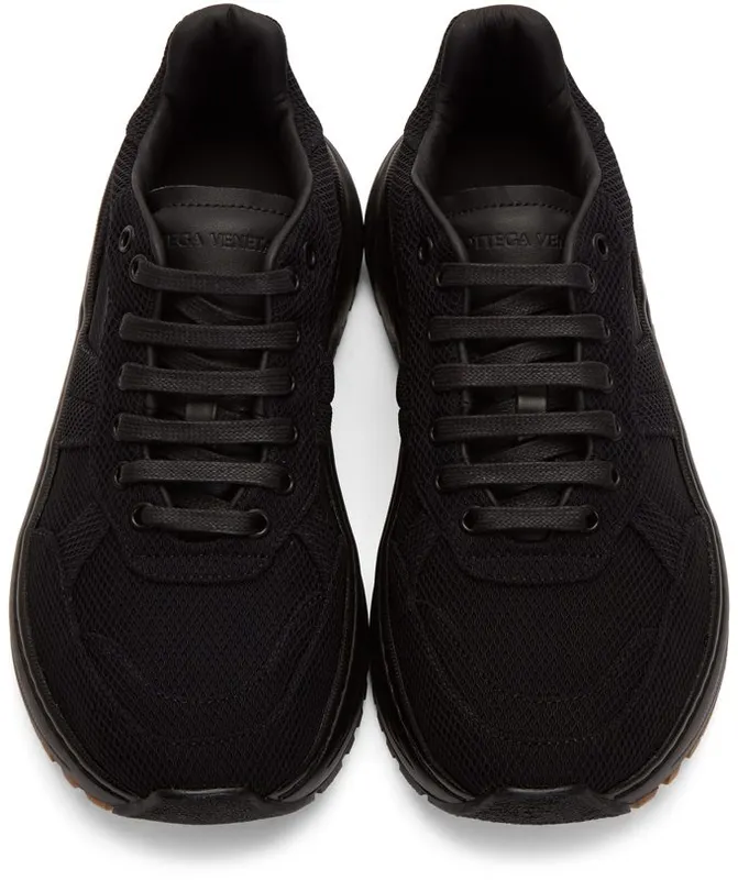 Bottega Veneta Black Mesh Speedster Sneakers (608833 VBRZ1)