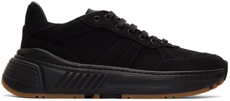 Bottega Veneta Black Mesh Speedster Sneakers (608833 VBRZ1)