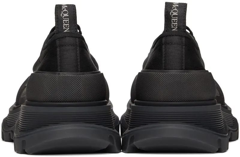 Alexander McQueen Blue Tread Slick Low Sneakers (662672W4Q31)