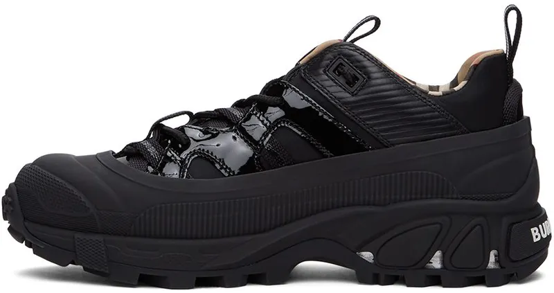 Burberry Black Patent Arthur Sneakers (8035440)