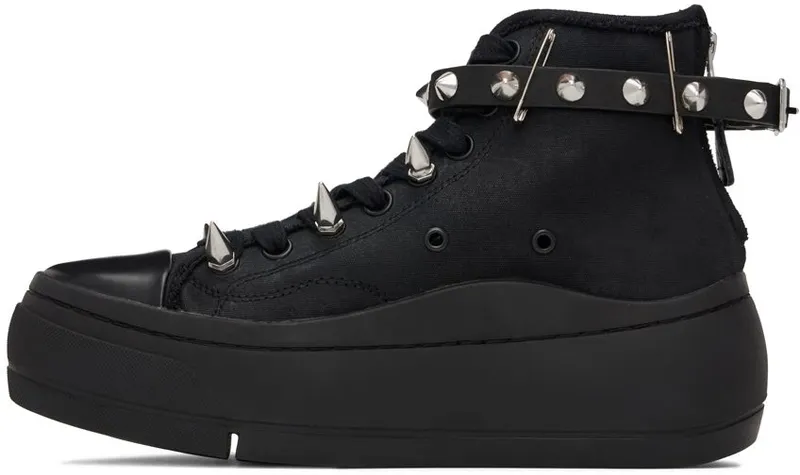 R13 Black Studded Kurt Sneakers (R13S5029-S001C)