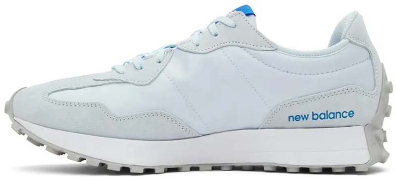 New Balance Blue & Gray 327 Sneakers (WS327BN)