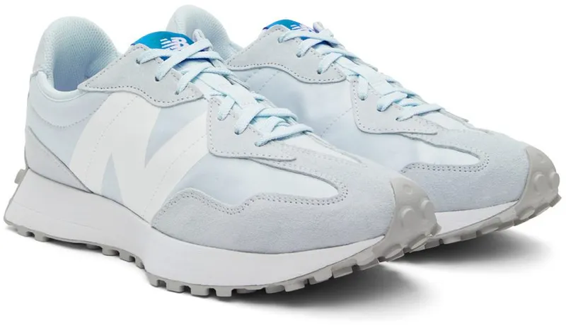 New Balance Blue & Gray 327 Sneakers (WS327BN)