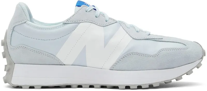 New Balance Blue & Gray 327 Sneakers (WS327BN)