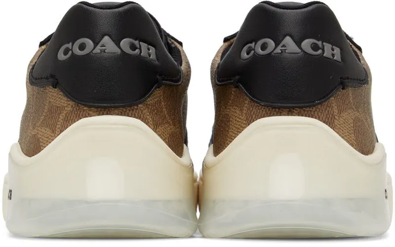 Coach 1941 Brown & Black Citysole Court Sneakers (C5938 NRX)