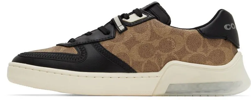 Coach 1941 Brown & Black Citysole Court Sneakers (C5938 NRX)