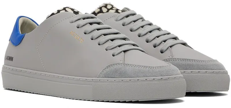 Axel Arigato Gray Clean 90 Triple Animal Sneakers (28676)