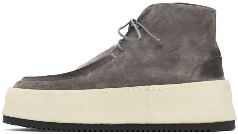 Marsèll Gray Parapana High-Top Sneakers (MM4328 141260H330)