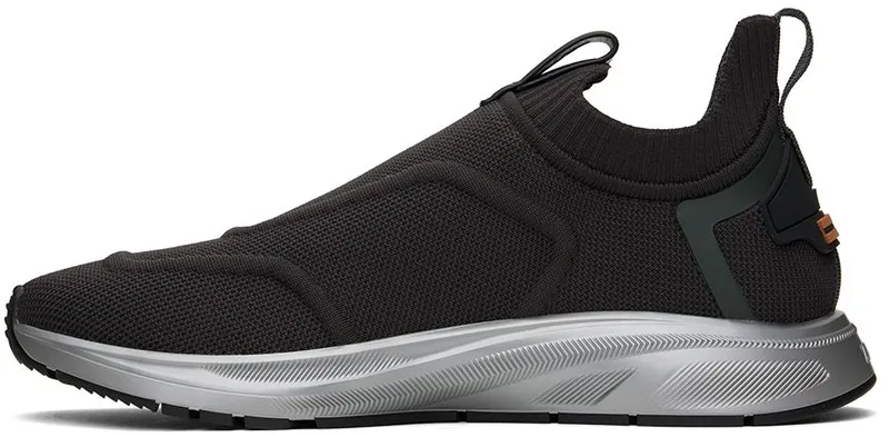 ZEGNA Gray Slip-On Sneakers (LHUTS-S5483Z)