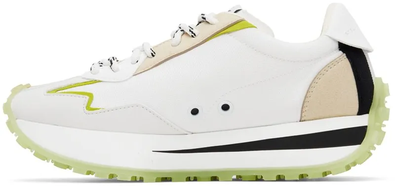 Stella McCartney Green & White Reclypse Sneakers (810117E00051)