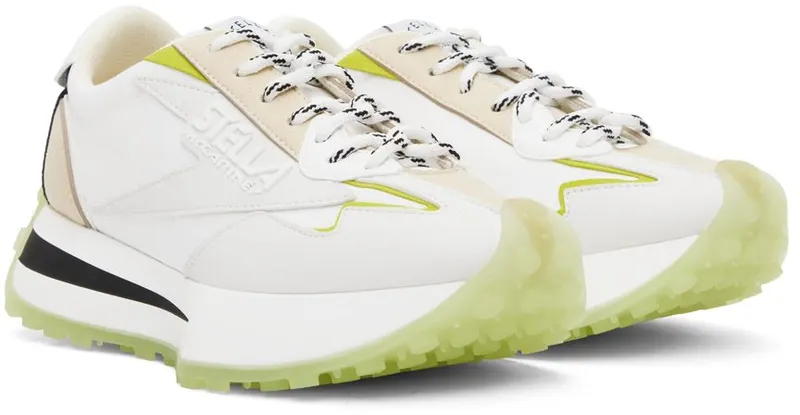 Stella McCartney Green & White Reclypse Sneakers (810117E00051)
