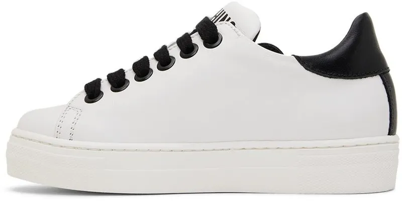 Moschino Kids White Teddy Sneakers (71775)