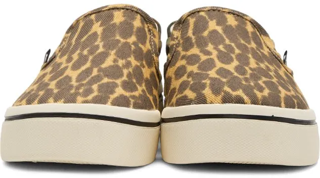 R13 Multicolor Cheetah Camo Slip-On Sneakers (R13S0255-974)