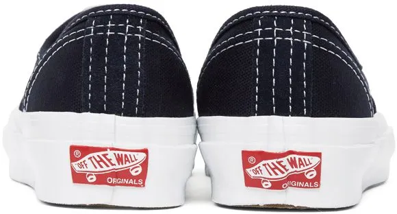 Vans Navy OG Authentic LX Sneakers (VN04BV91X7)