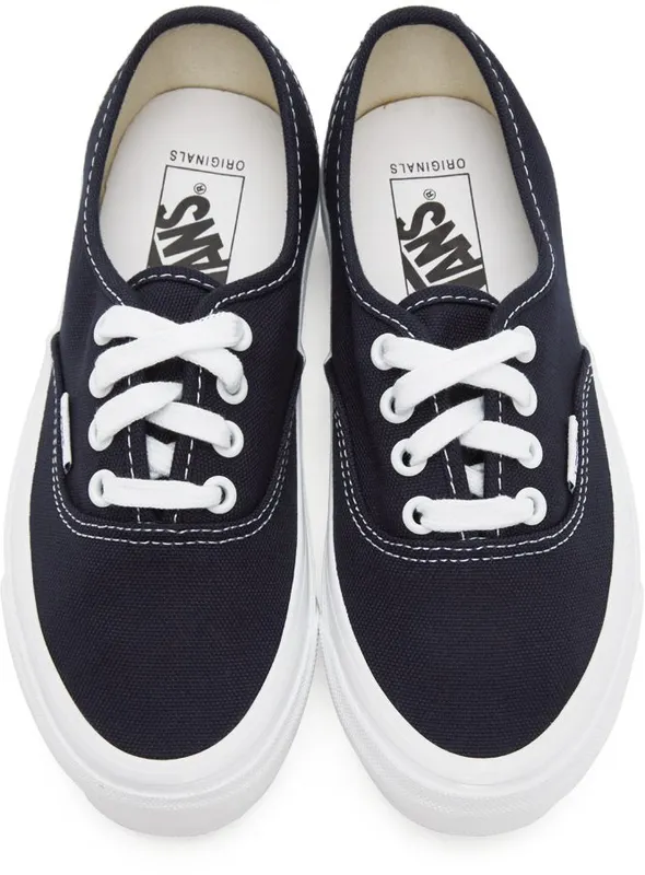 Vans Navy OG Authentic LX Sneakers (VN04BV91X7)