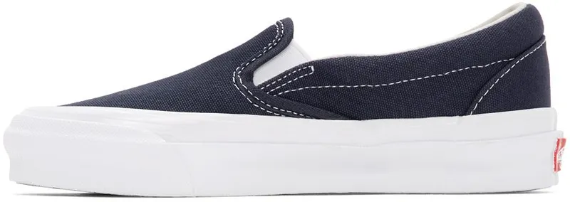 Vans Navy Vault OG Classic Slip On Sneakers (VN0A45JK1X7)