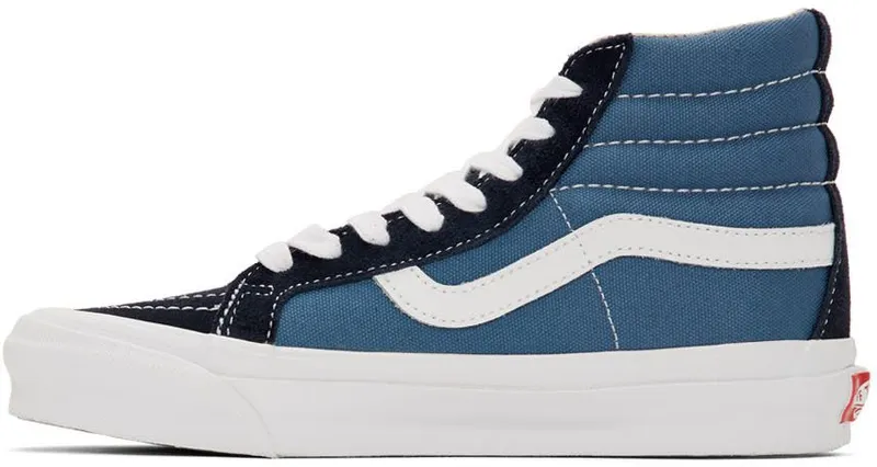 Vans Navy OG SK8 Skool-Hi LX Sneakers (VN0A4BVB5OC)