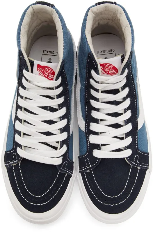 Vans Navy OG SK8 Skool-Hi LX Sneakers (VN0A4BVB5OC)