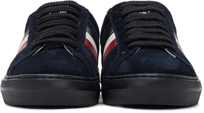 Moncler Navy Suede New Monaco Sneakers (F209A4M7144001A96)