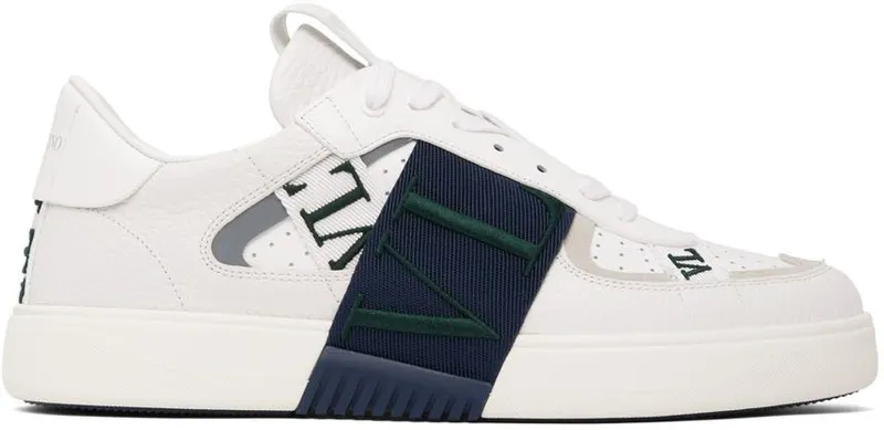 Valentino Garavani Off-White & Navy VL7N Sneakers (1Y2S0C58TJA)