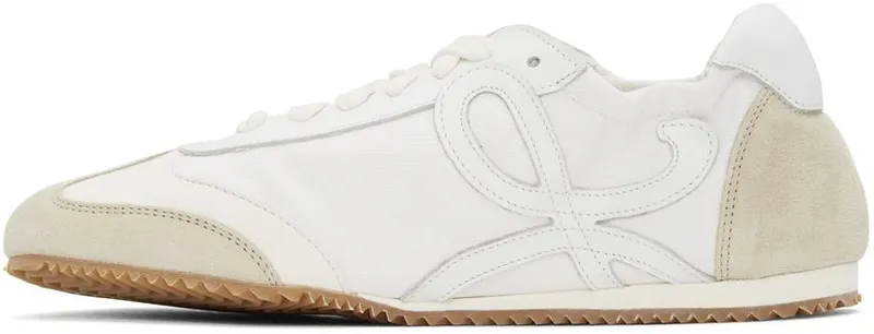 Loewe Off-White & White Ballet Runner Sneakers (L814282X08)