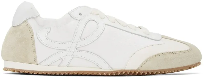 Loewe Off-White & White Ballet Runner Sneakers (L814282X08)